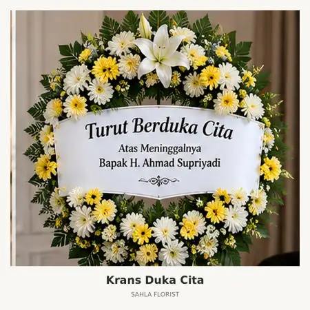 Krans Bunga Duka Kedopok